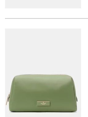 kate spade  Zip Cosmetic Case  Cedar Stand. NWT
